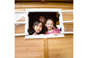 Lifespan Kids Warrigal Cubby House with 2.2m Slide - Pastel Green image 3665