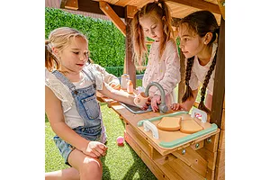 Lifespan Kids Darlington Play Centre & Swing Set with 2.2m Slide - white image 3709