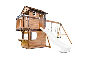 Lifespan Kids Darlington Play Centre & Swing Set with 2.2m Slide - white image 3711