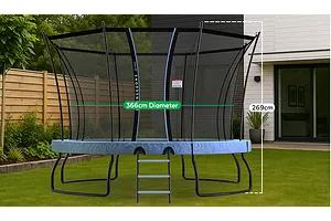 Lifespan Kids 12ft BounceZone Round Spring Trampoline - L image 3727