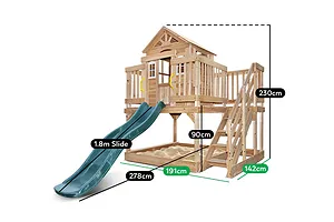 Lifespan Kids Silverton Play Centre with Green Slide image 3749