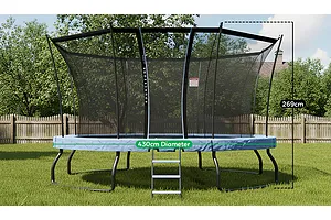 Lifespan Kids 14ft BounceZone Round Spring Trampoline - XL image 3853