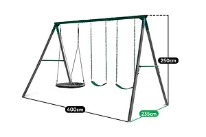 Lifespan Kids Titan Commercial Steel Swing Set image 3891