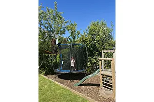 Plum® 8ft Deluxe Trampoline with Enclosure image 4509