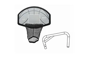 Lifespan Kids Swish Trampoline Basketball Ring with BR10 Bracket- BounceZone Round trampoline image 4672