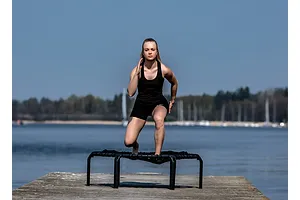 ACON Fitness Rebounder - Round Rebounder Trampoline - 44&amp;quot; (1.12m)  Black image 4710