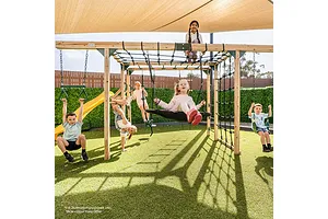Lifespan Kids Orangutan Climbing Cube Jungle Gym All-in-One Play Centre - with Slide image 4772