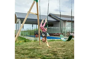 Lifespan Kids Wesley Double Swing With Trapeze image 4907