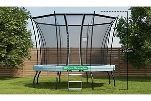 Lifespan Kids 10ft BounceZone Round Spring Trampoline - M image 4922