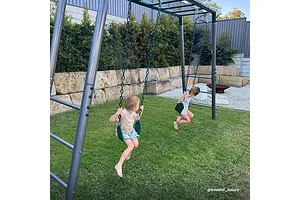 Lifespan Kids Stanley Commercial Steel 2-in-1 Monkey Bars &amp;amp; Swing Set image 5013