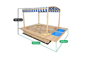 Lifespan Kids Playfort Sandpit with Canopy image 5182