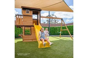 Lifespan Kids Darlington Play Centre &amp;amp; Swing Set with 2.2m Slide - Green image 5191