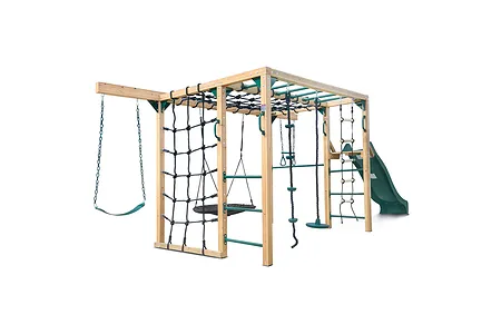 Lifespan Kids Orangutan Climbing Cube Jungle Gym All-in-One Play Centre - with Slide
