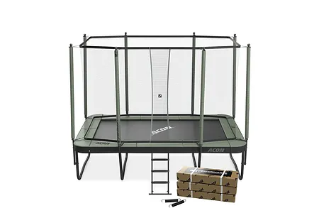 ACON 13 HD PRO (8.5ft x 13.5ft) Rectangle Trampoline and Enclosure