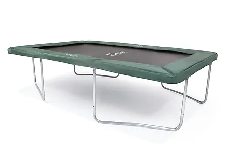 GeeTramp Force 8ft x 12ft Rectangle Trampoline - In Ground - Standard
