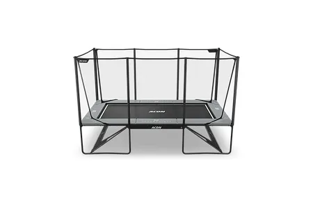 ACON X 17ft Trampoline with Net Enclosure and Ladder - Grey