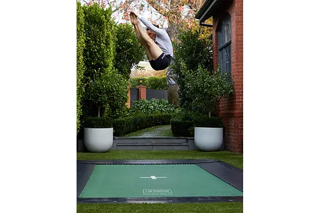 Mr Trampoline 9ft x 17ft In Ground Olympic Rectangle 2 String Trampoline