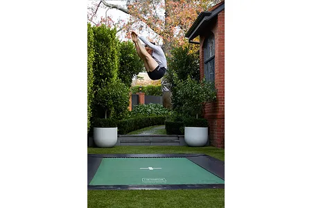 Mr Trampoline 9ft x 15ft In Ground Family Rectangle 2 String Trampoline