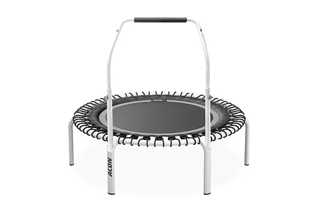ACON Fitness Rebounder - Round Rebounder Trampoline w/ Handle - 44" (1.12m) White
