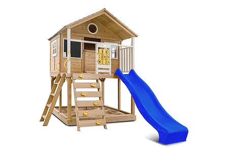 Lifespan Kids Warrigal Cubby House with 2.2m Slide - Blue