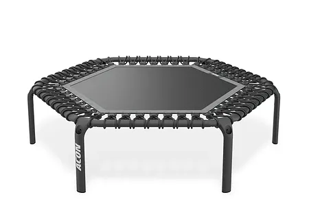 ACON Fitness Rebounder - Hexagon Rebounder Trampoline - 55" (1.41m)  Black