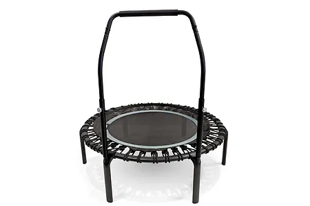 ACON Fitness Rebounder - Round Rebounder Trampoline w/ Handle - 44" (1.12m) Black