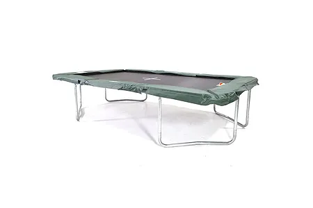 GeeTramp Force 9ft x 14ft Rectangle Trampoline - In Ground - Standard