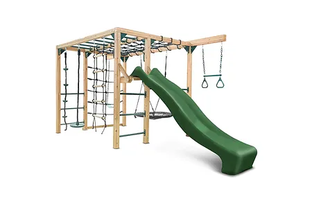 Lifespan Kids Orangutan Climbing Cube Jungle Gym All-in-One Play Centre - with Slide