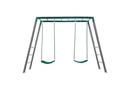 Lifespan Kids Stanley Commercial Steel 2-in-1 Monkey Bars & Swing Set