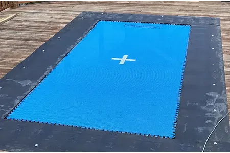Mr Trampoline 9ft x 17ft Deck Model Olympic Rectangle 2 String Trampoline