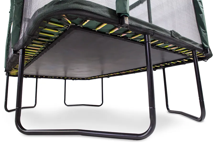 GeeTramp Force 7ft x 10ft Rectangle Trampoline Black Edition - Peace of Mind Bundle image 6