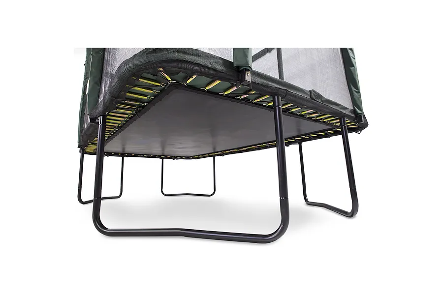 GeeTramp Force 9ft x 14ft Rectangle Trampoline - Black Edition - High Bounce /w AU Springs - Peace of Mind Bundle image 9