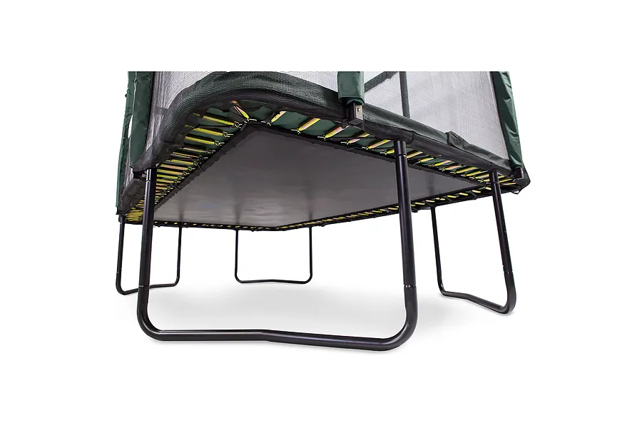 GeeTramp Force 8ft x 12ft Rectangle Trampoline - Black Edition - Standard - Family Fun Bundle image 9