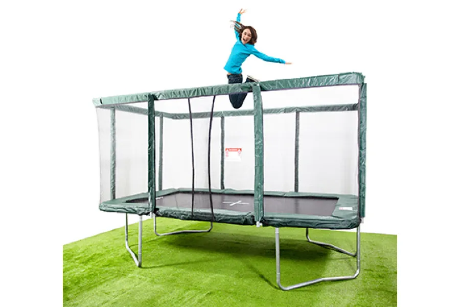 Gymnasts Choice 9x14ft rectangle trampoline review Web and Warehouse