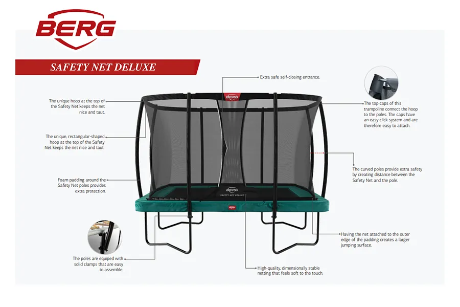 Berg Ultim Champion Regular 410 Grey + Safety Net Deluxe image 2672