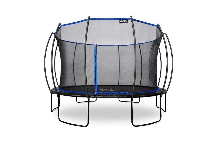 Plum® 14ft Deluxe Springsafe® Trampoline with Enclosure image 2732