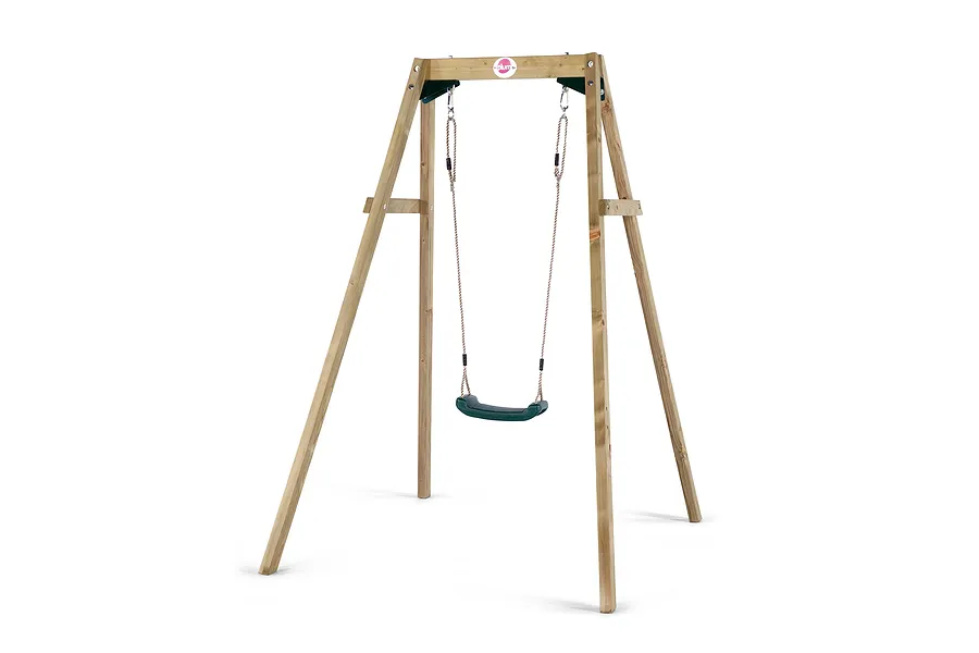 Plum® Wooden Single Swing Set image 2851