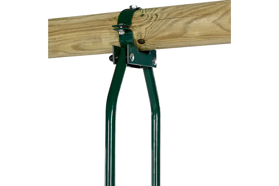 Plum® Colobus Wooden Double Swing Set with Double Glider image 2859