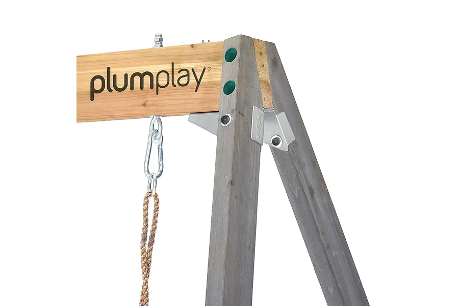 Plum® Barbary Playcentre with 6ft Slide, Double Swing &amp;amp; Shade Cover image 2901