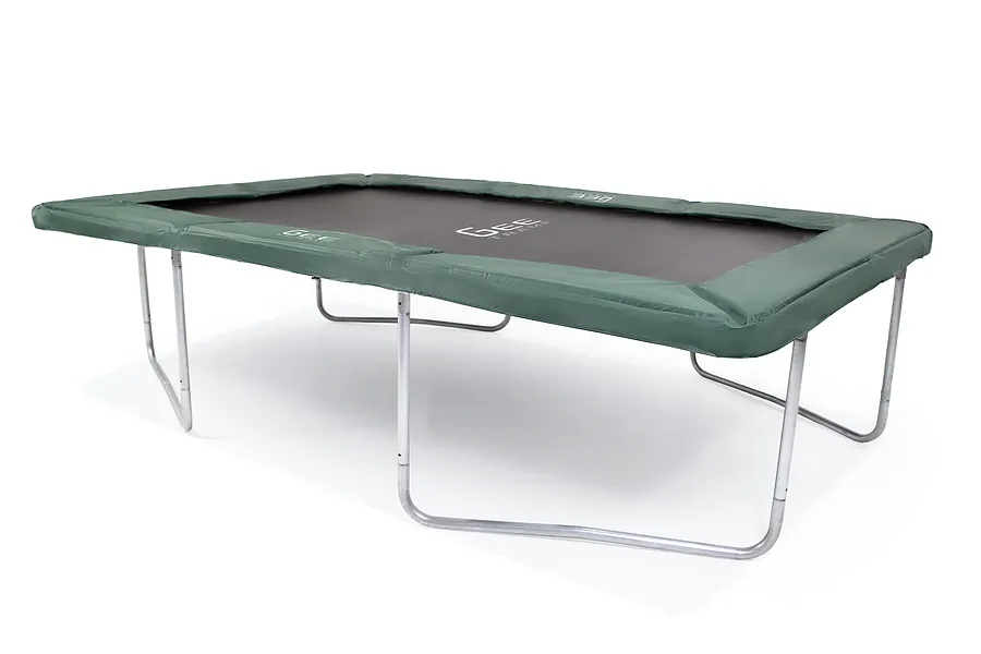 GeeTramp Force 8ft x 12ft Rectangle Trampoline - In Ground - High Bounce image 3081