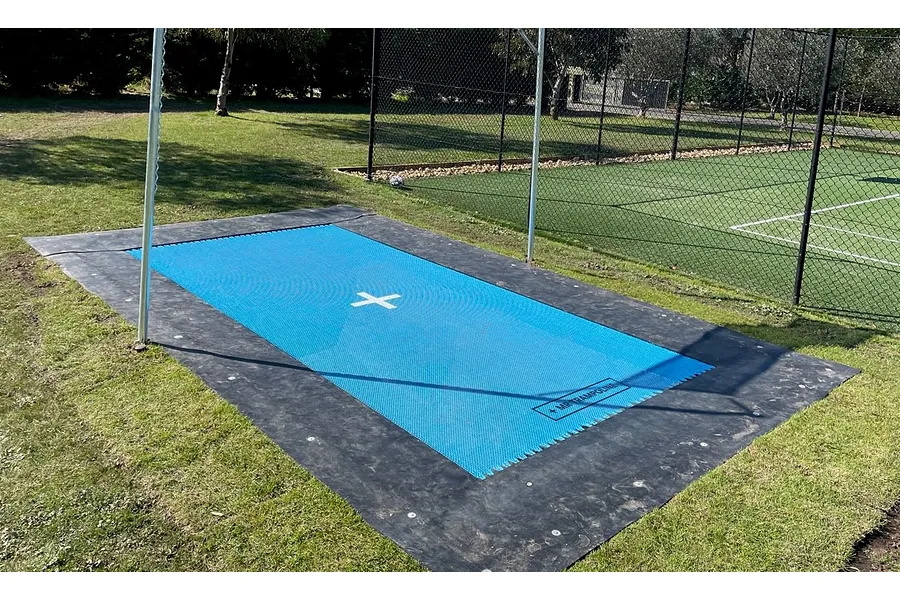 Mr Trampoline 9ft x 17ft In Ground Olympic Rectangle 2 String Trampoline image 3127