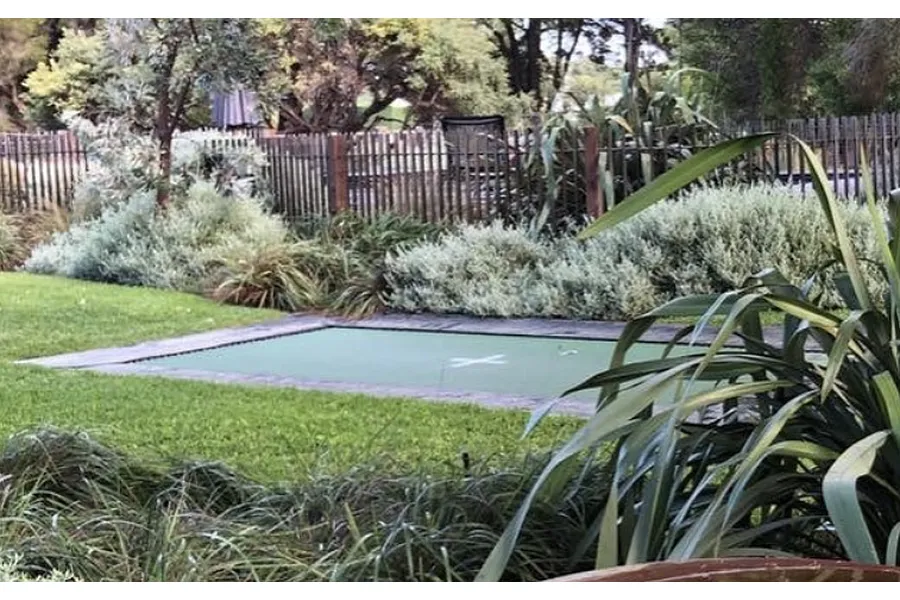 Mr Trampoline 10ft x 17ft In Ground Olympic Elite Rectangle 2 String Trampoline image 3131