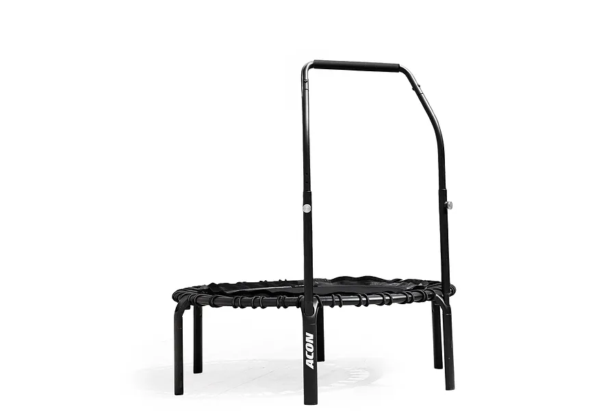 ACON Fitness Rebounder - Round Rebounder Trampoline w/ Handle - 44&amp;quot; (1.12m) Black image 3155