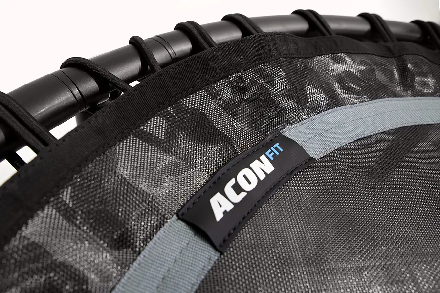 ACON Fitness Rebounder - Round Rebounder Trampoline w/ Handle - 44&amp;quot; (1.12m) Black image 3371
