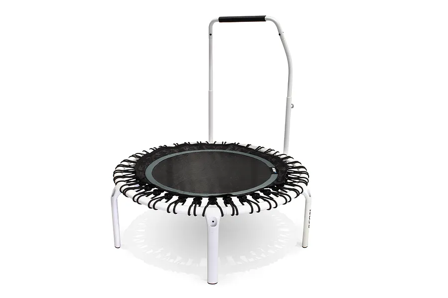 ACON Fitness Rebounder - Round Rebounder Trampoline w/ Handle - 44&amp;quot; (1.12m) White image 3376