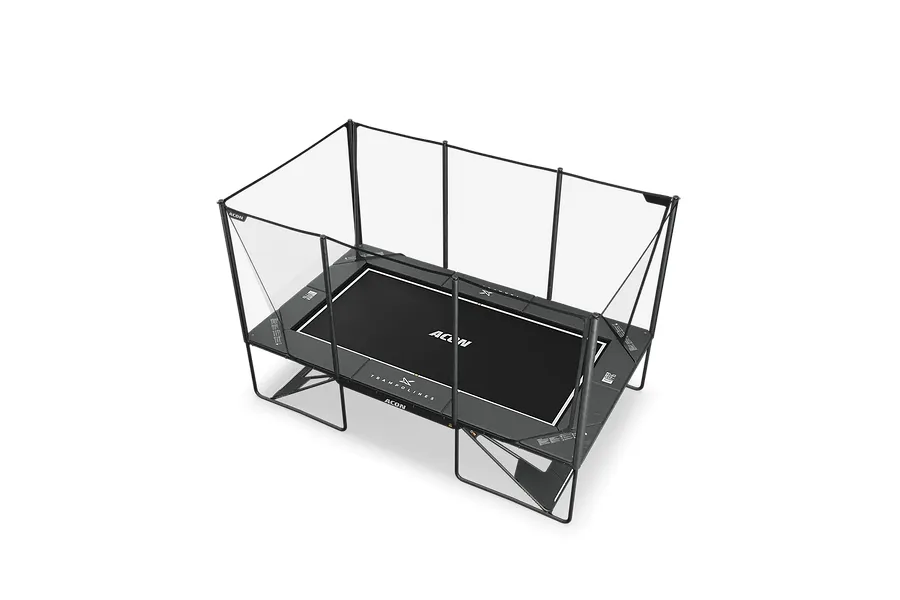 ACON X 17ft Trampoline with Net Enclosure and Ladder  - Black - Peak Performance Bundle image 8