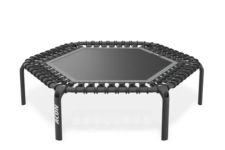 ACON Fitness Rebounder - Hexagon Rebounder Trampoline - 55&amp;quot; (1.41m)  Black image 3643