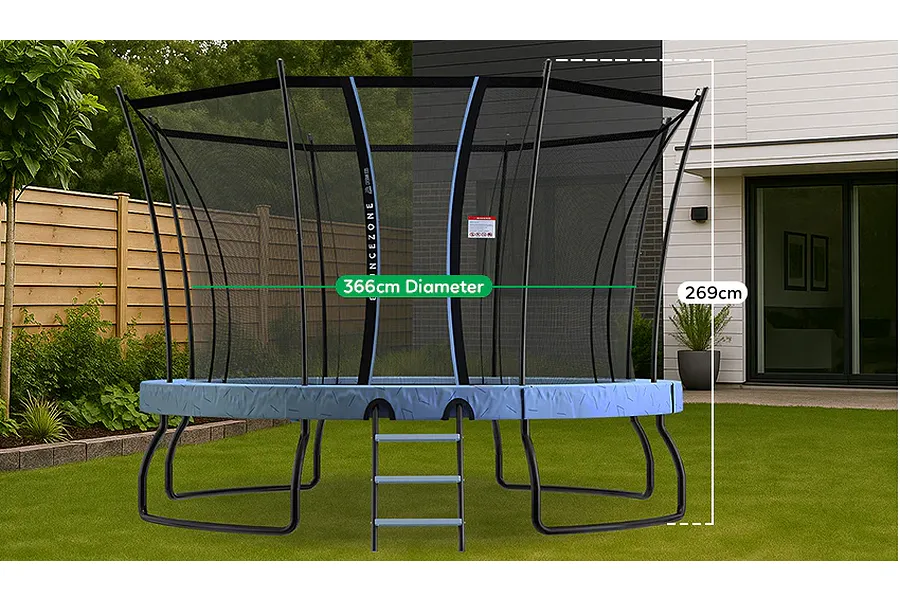 Lifespan Kids 12ft BounceZone Round Spring Trampoline - L image 3727