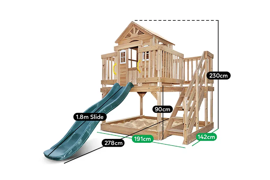 Lifespan Kids Silverton Play Centre with Green Slide image 3749