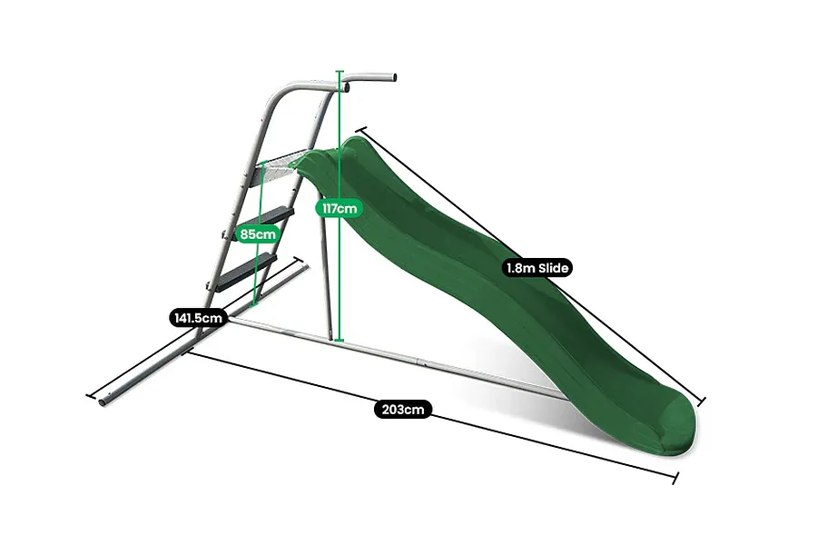 Lifespan Kids 1.8m Slippery Slide with Green Slide image 3782